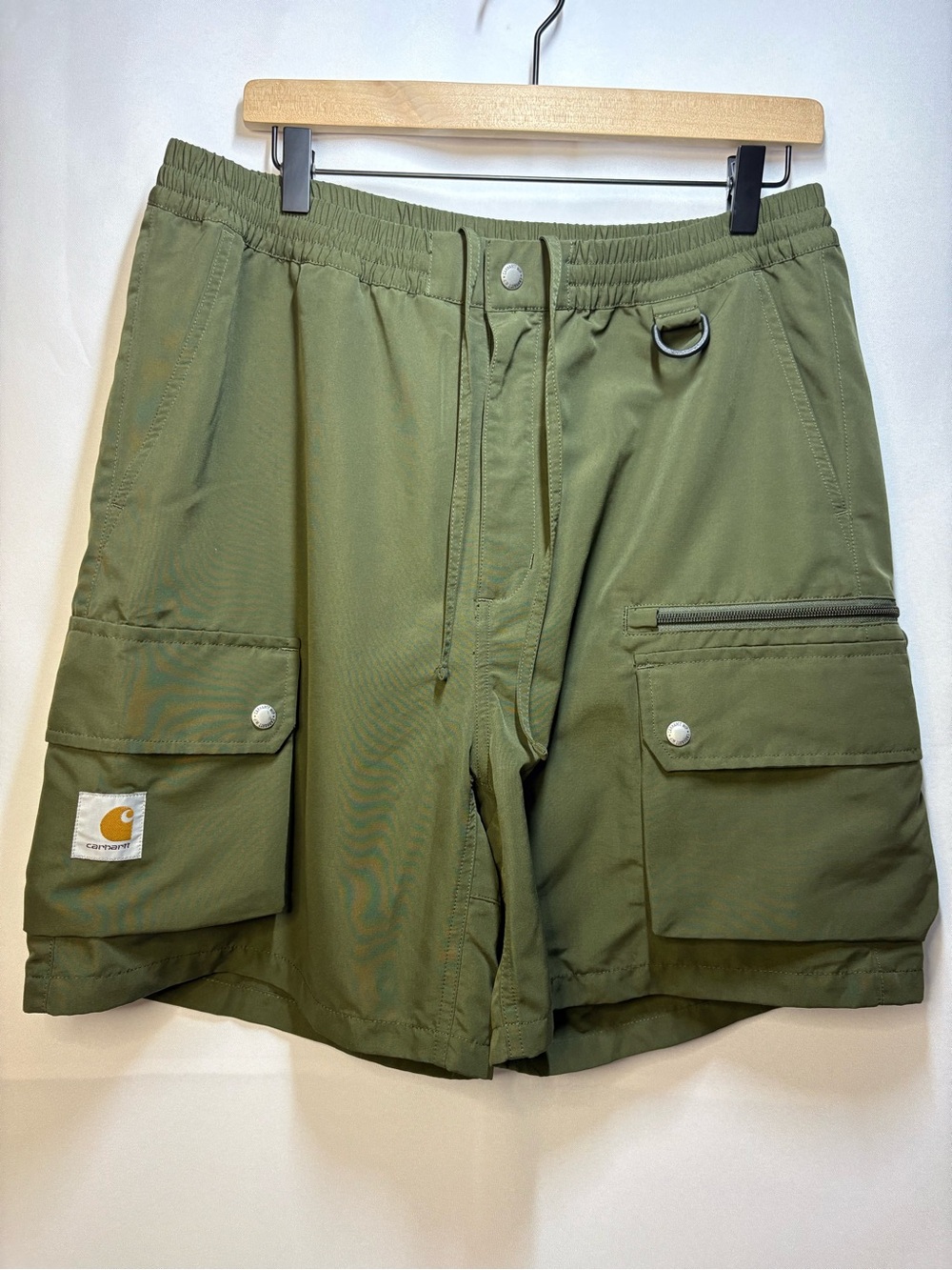 Premium Carhartt WIP Men's Irwin Utility Cargo Shorts - Large